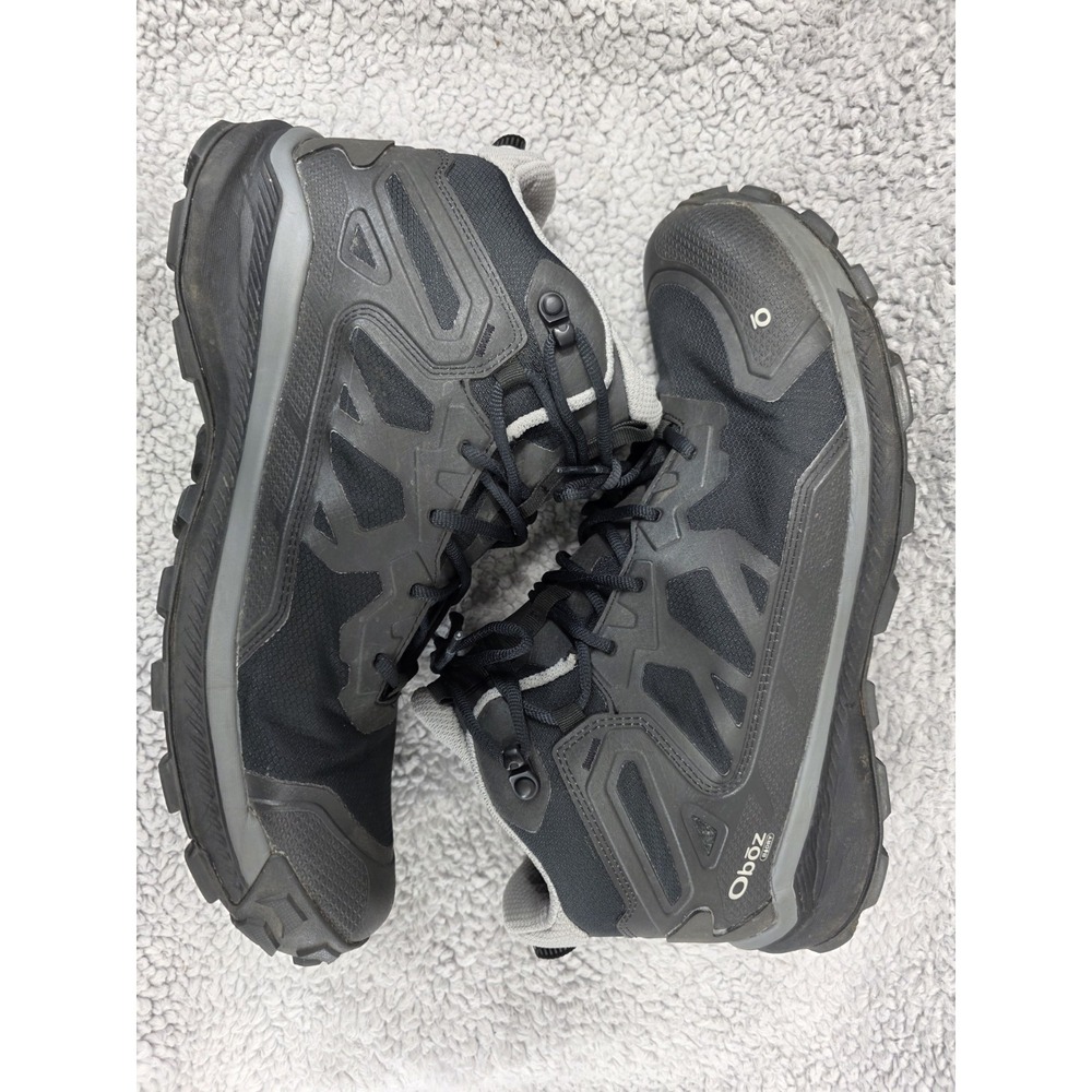 Oboz Katabatic Mid B-Dry Men's 13 Waterproof Hiking Athletic Boots Shoes Grey - Picture 16 of 16